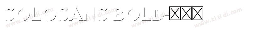 SoloSans Bold字体转换